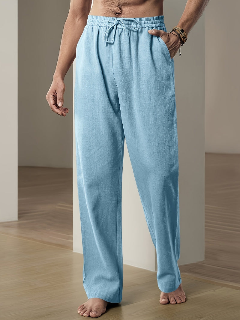 Men's Linen Blend Trousers