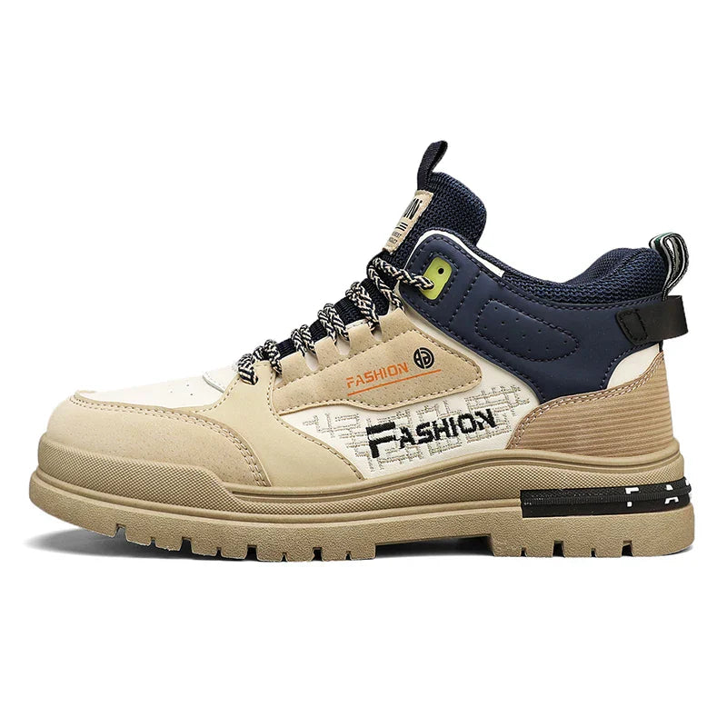 Men's Orthopedic High-Top Sneakers with Padded Collar