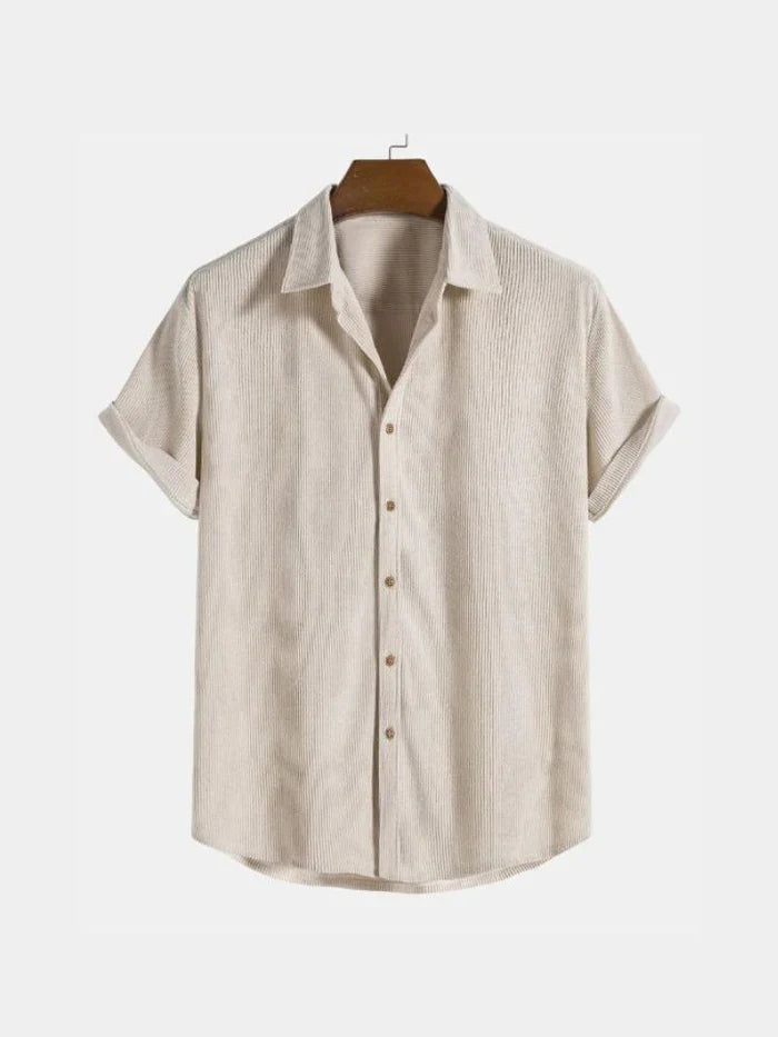 Men's Relaxed Fit Button-Down Shirt