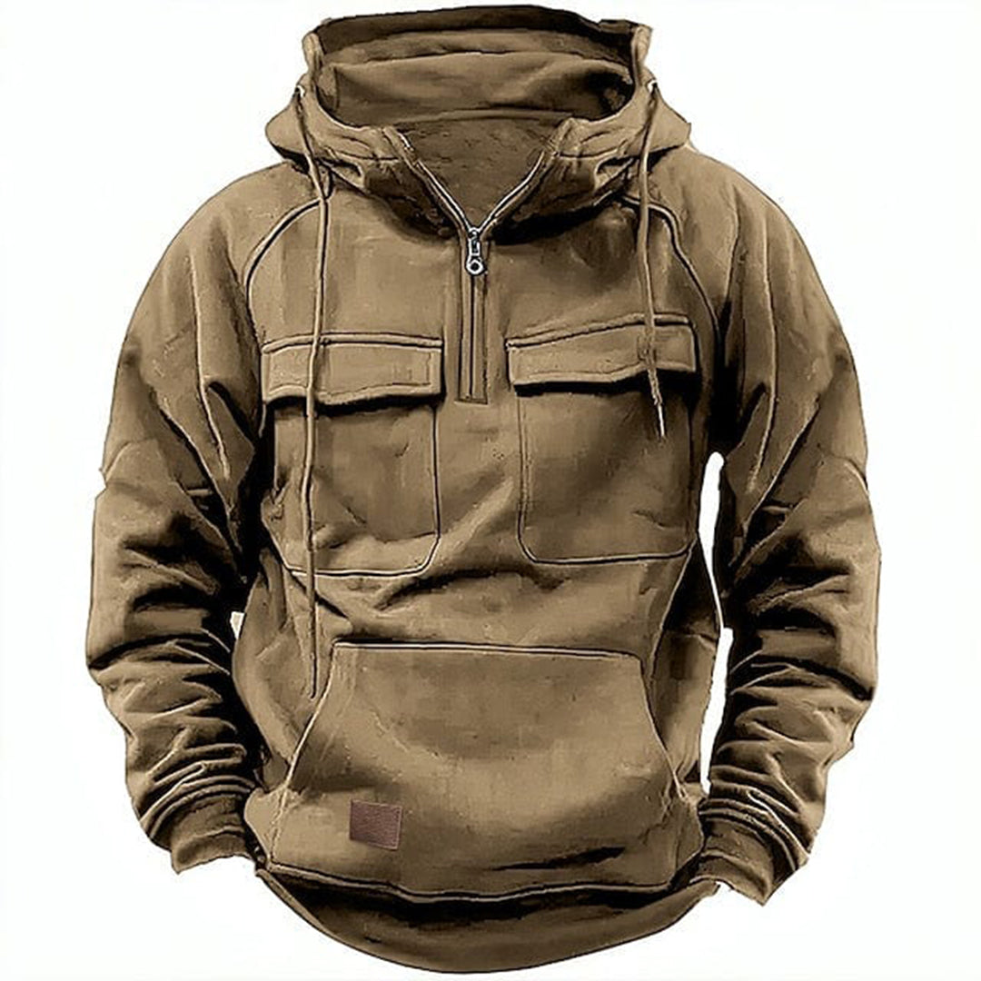 Men's Retro Biker Jacket - Rugged Style and Everyday Comfort