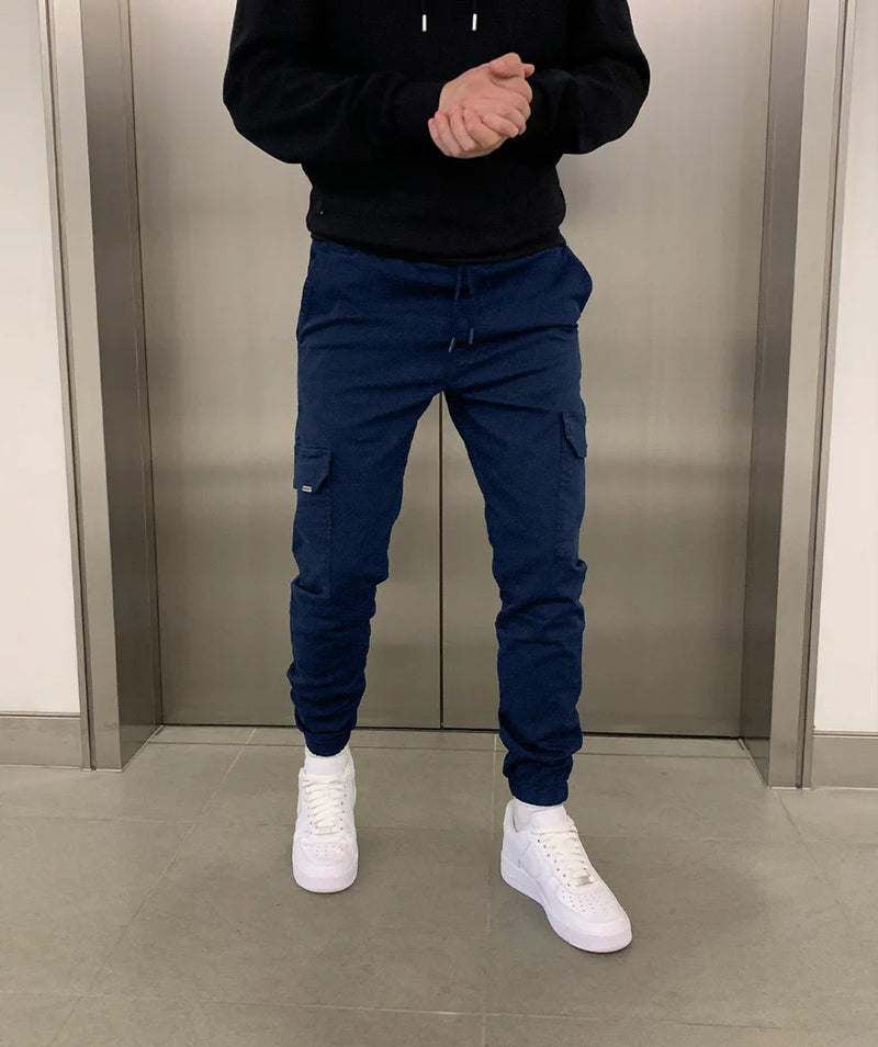 Men's Slim-Fit Cargo Trousers