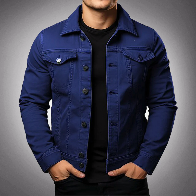 Men's Slim Fit Denim Jacket - Autumn Edition