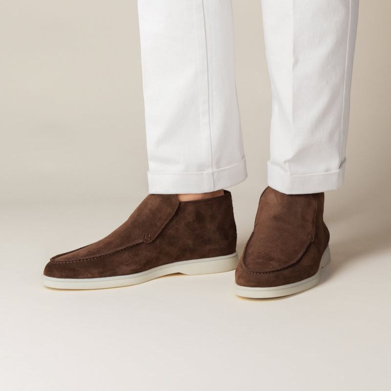 Men's Suede Slip-On Shoes