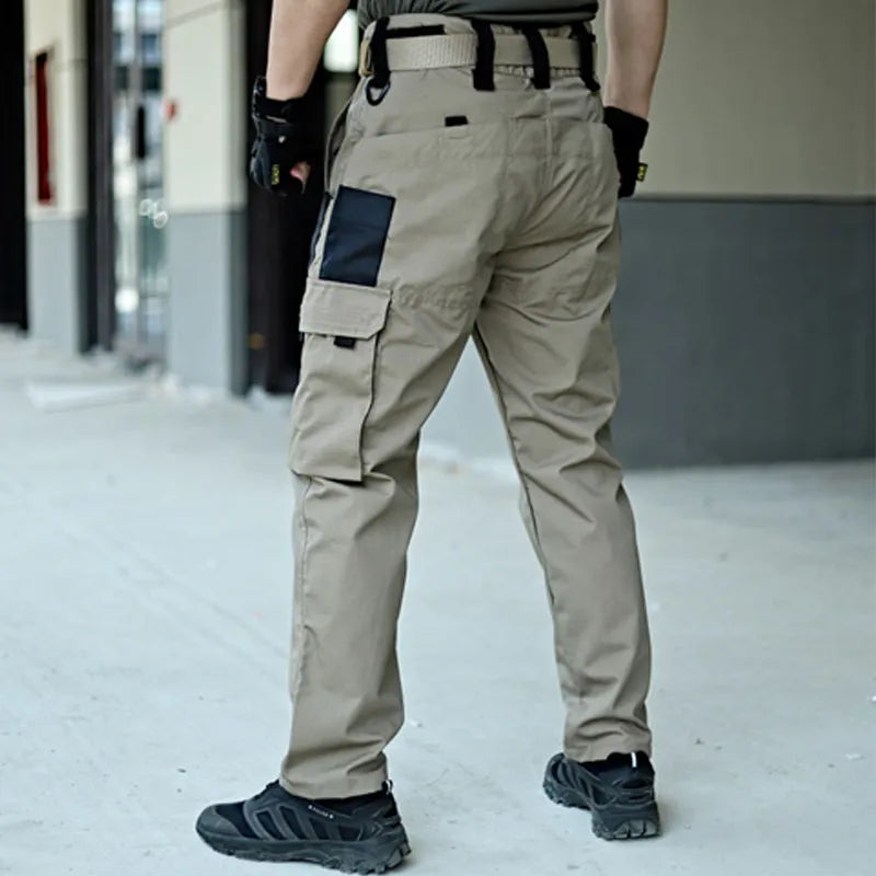 Men's Tactical Pants with Multi-Pocket Design