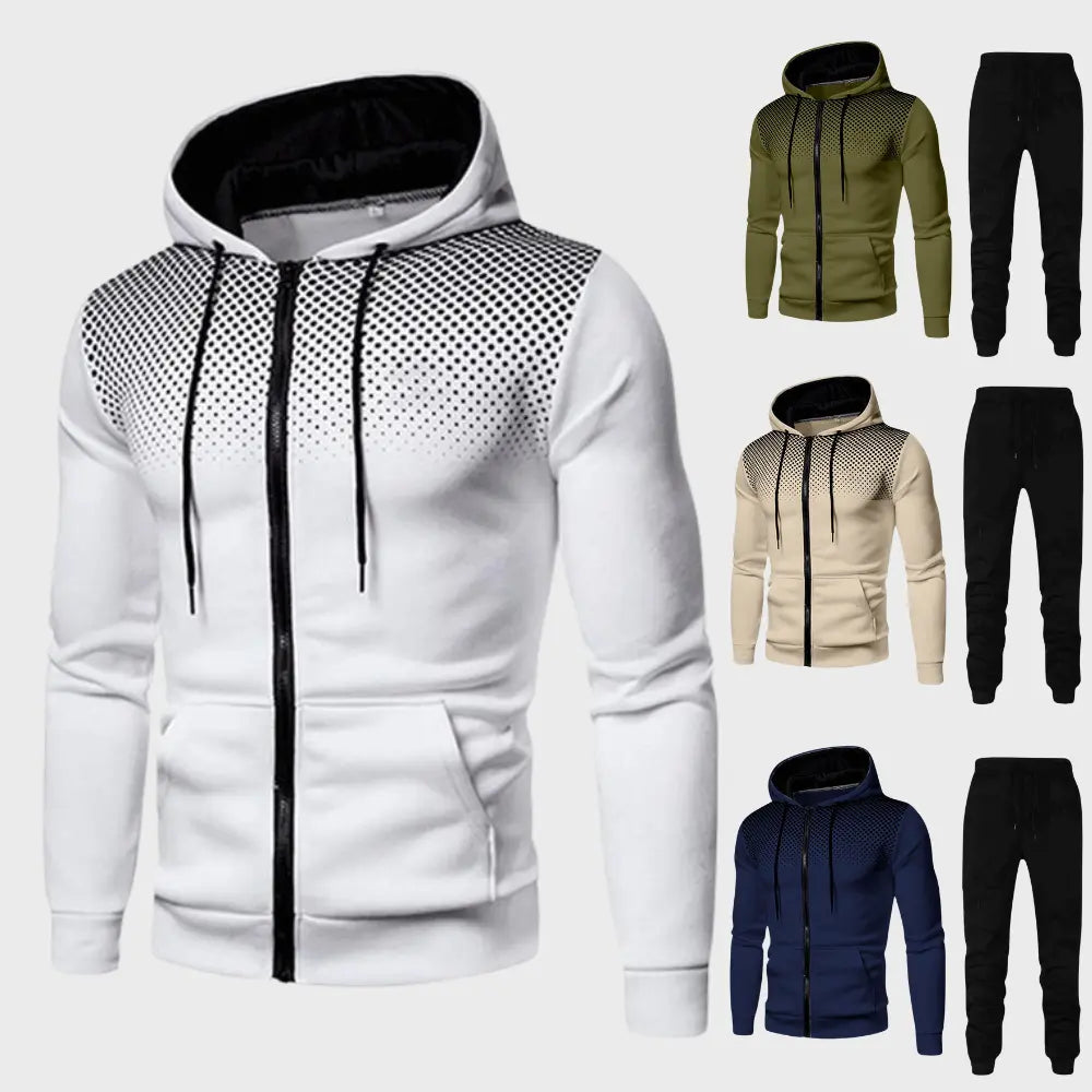 Men's Tracksuit Set Hoodie and Joggers in Stylish Design
