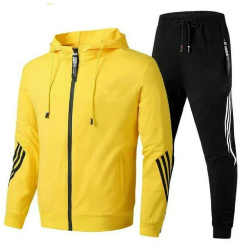 Men's Two-Piece Tracksuit - Sporty and Stylish