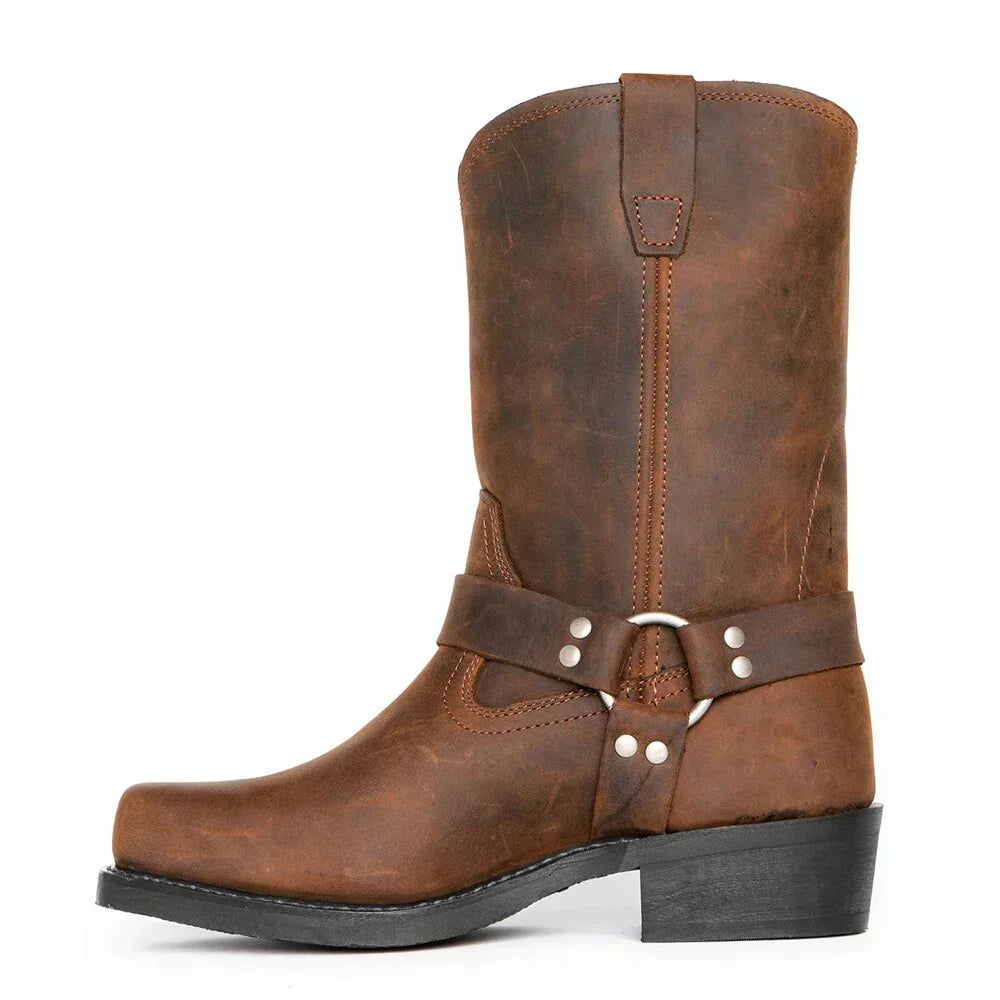 Men's Waterproof Cowboy Boots - Elegant and Durable