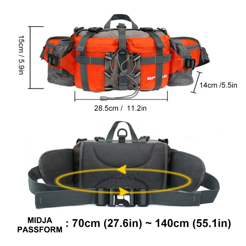 Men's Waterproof Outdoor Waist Bag