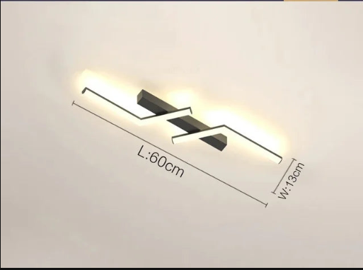 Modern LED Ceiling Light with Sleek Linear Design