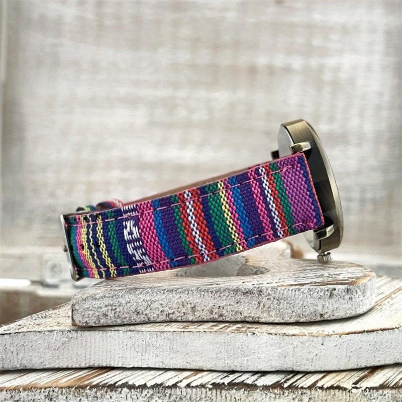 Multicolor Rainbow Pattern Watch