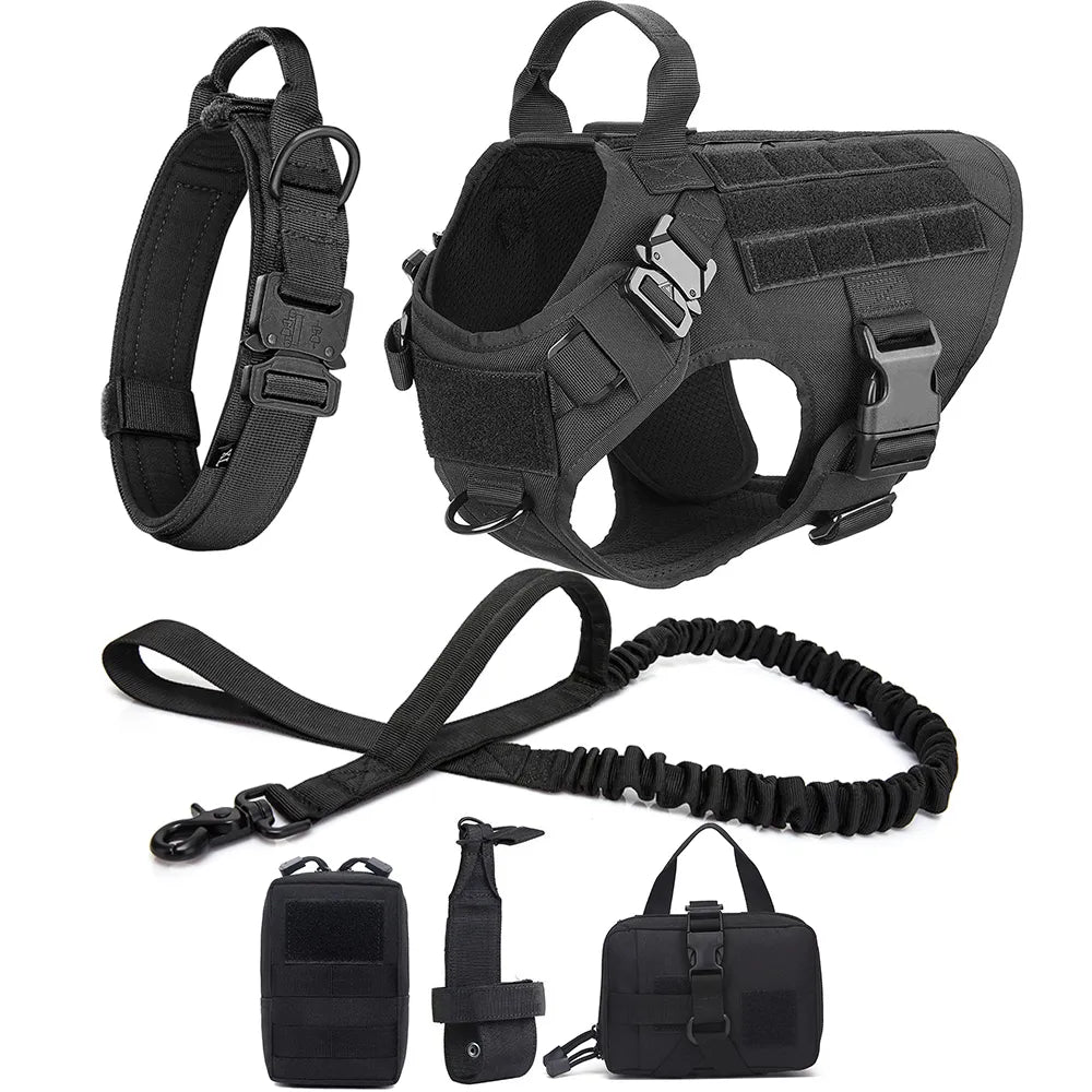 No-Pull Tactical Dog Harness for Training and Outdoor Adventures