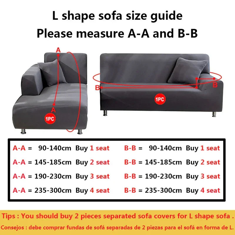 Non-Slip Ribbed Stretch Sofa Cover