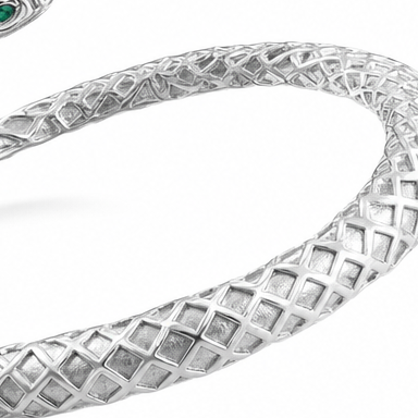 Open Coil Serpent Wrap Bangle