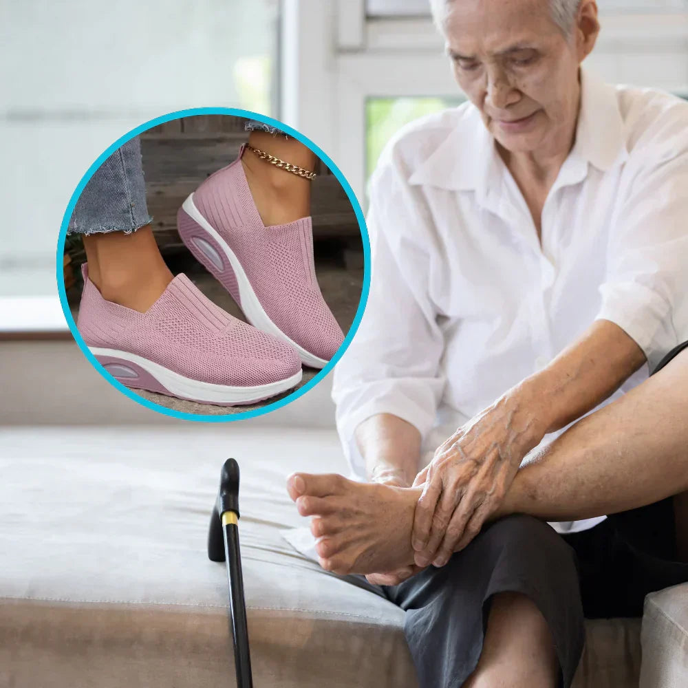 Orthopedic Women's Sneakers For Swollen Feet And Edema Relief