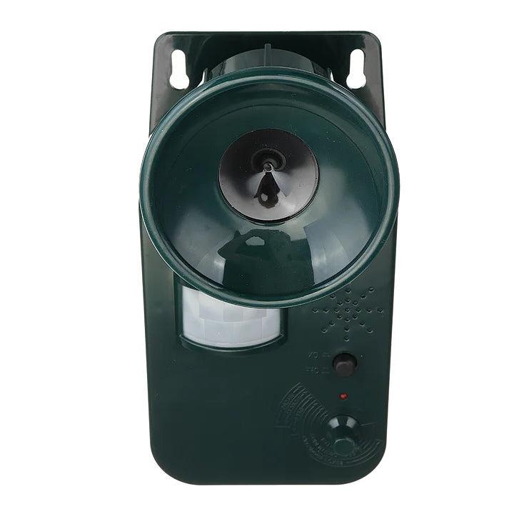 Outdoor Wireless Ultrasonic Animal and Pest Repeller 9V DC