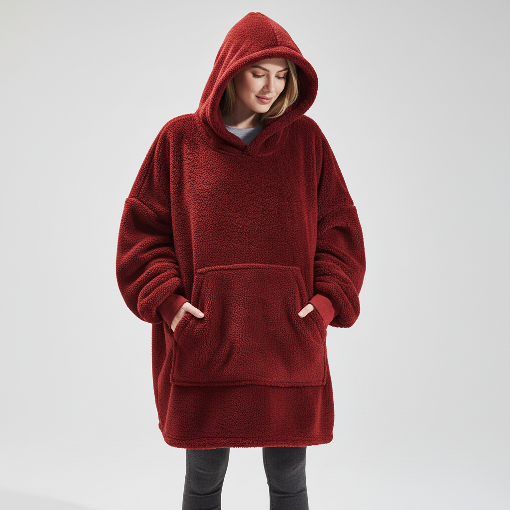 Oversized Hoodie Blanket Robe