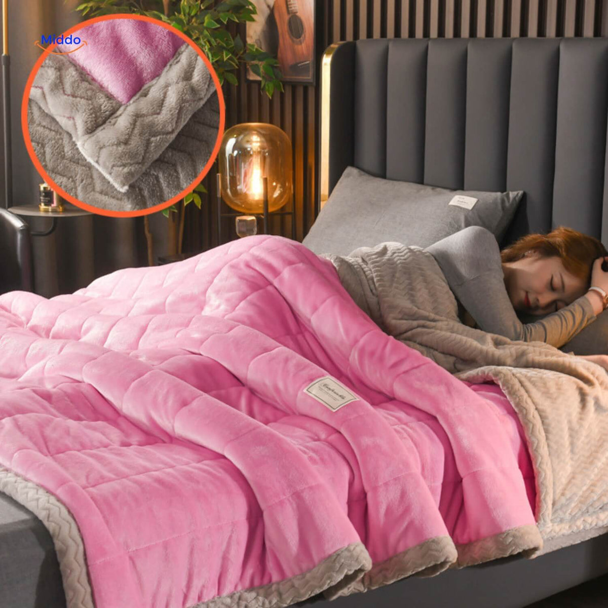 Plush Wool Blanket | Warm and Comfortable, Ideal for Winter