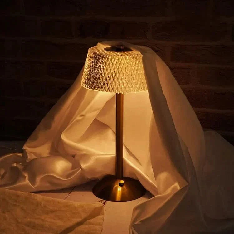 Rechargeable Crystal Cordless LED Table Lamp