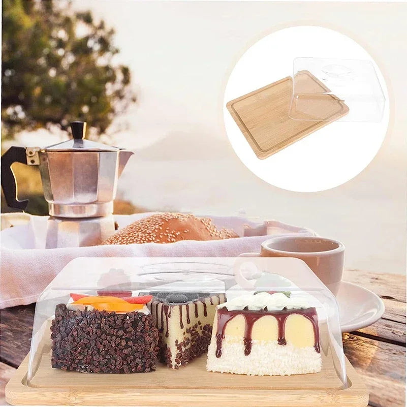 Rectangular Cheese and Butter Box with Bamboo Board