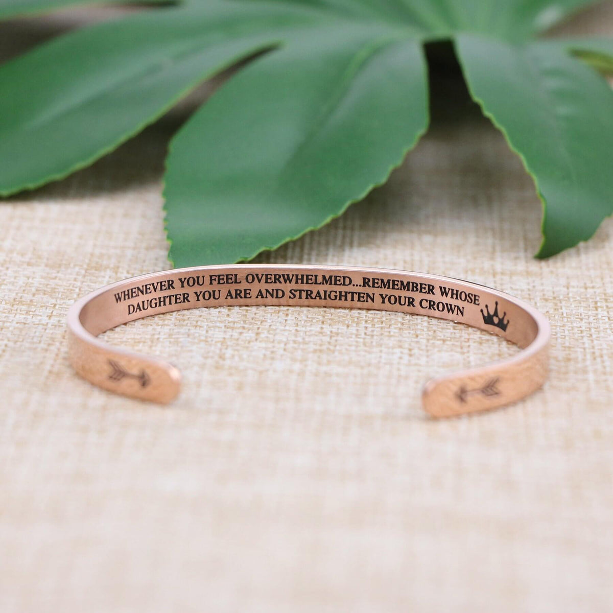 Remember Whose Daughter You Are and Straighten Your Crown Bracelet