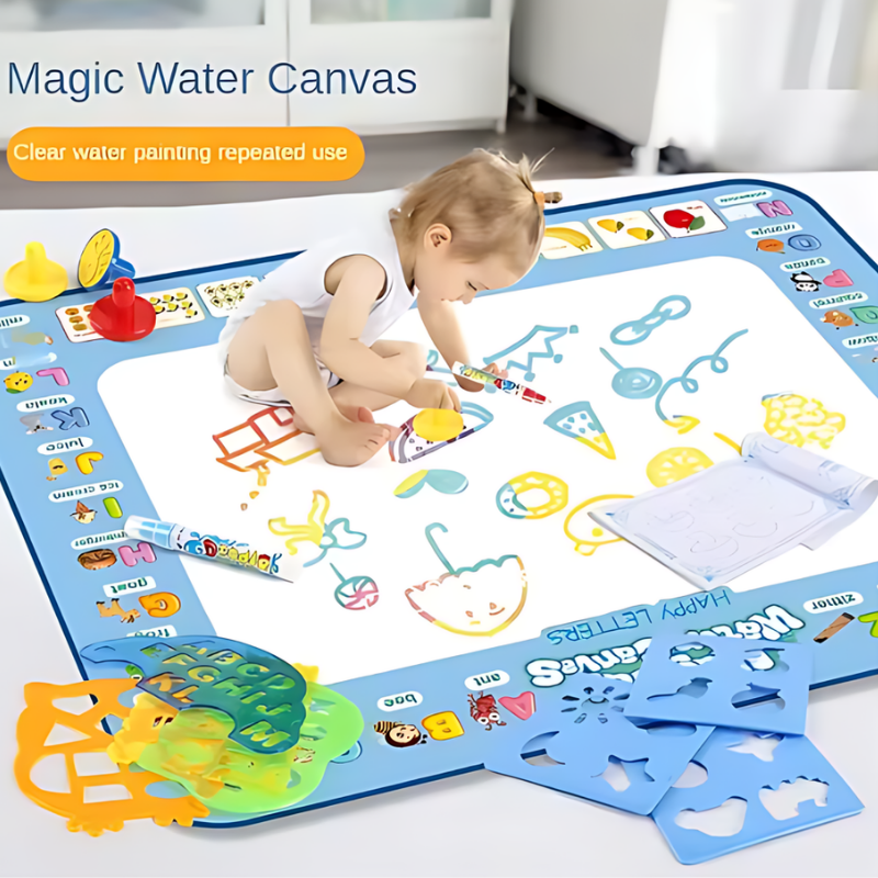 Reusable Water Doodle Canvas Set for Kids