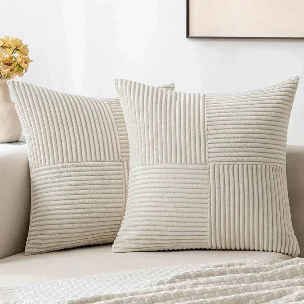 Ribbed Corduroy Pillow Covers (Set of 2)