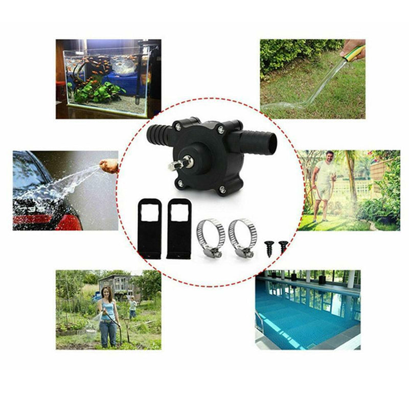 Self-Priming Transfer Pump – Fast Liquid Transfer with Electric Drill, Compact & Battery-Free