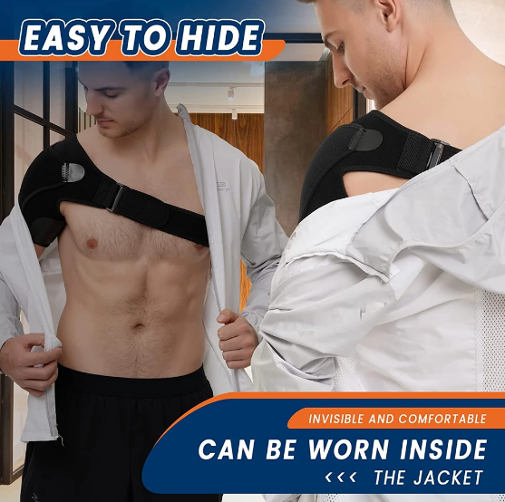 Shoulder Support Compression Sleeve for Pain Relief, Dislocations, and Injuries