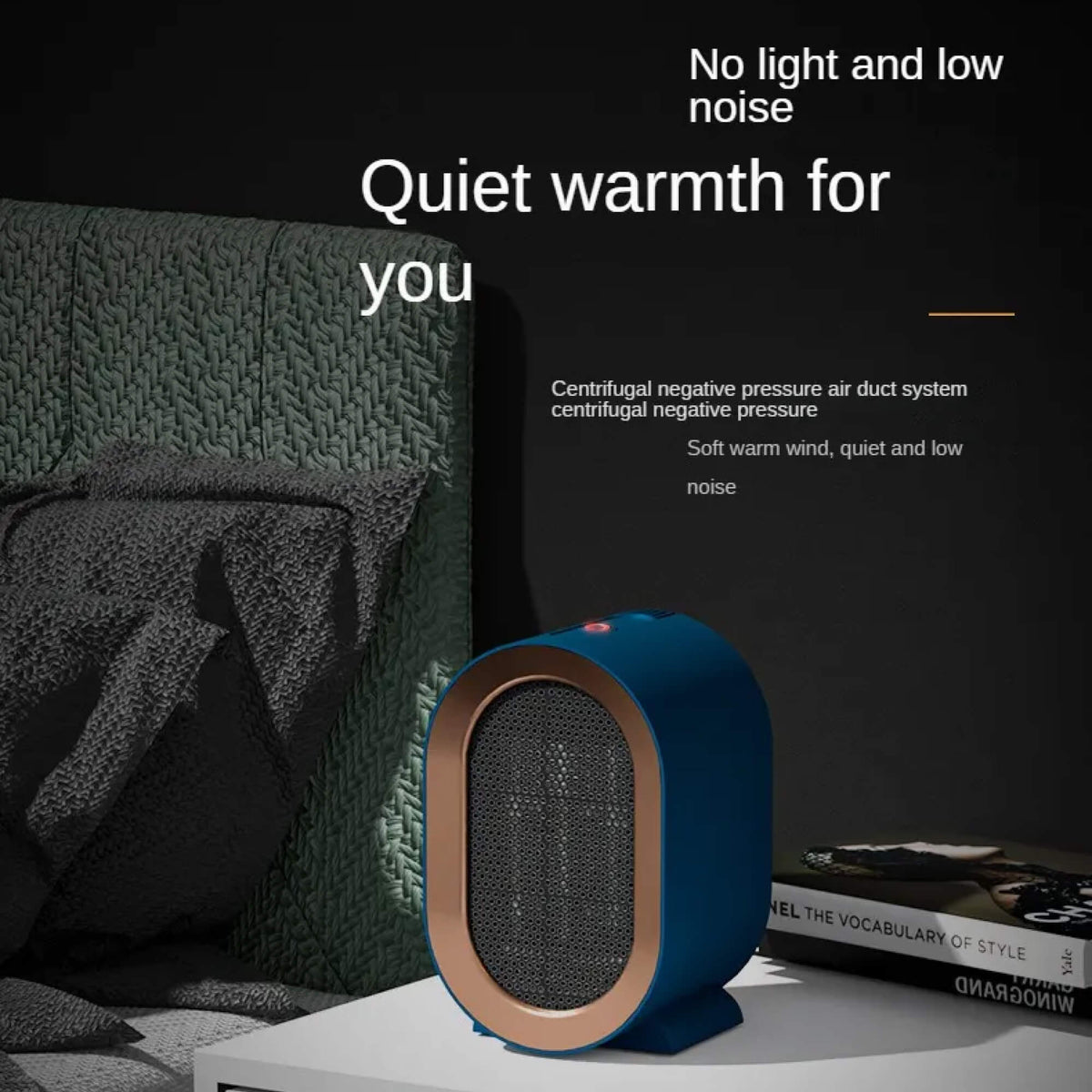 Small Portable Electric Space Heater – Energy-Efficient, Low-Energy and Power-Saving