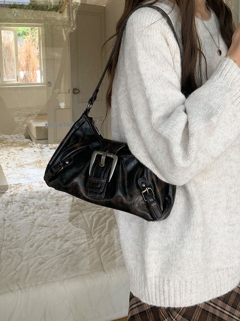 Small Retro Leather Handbag