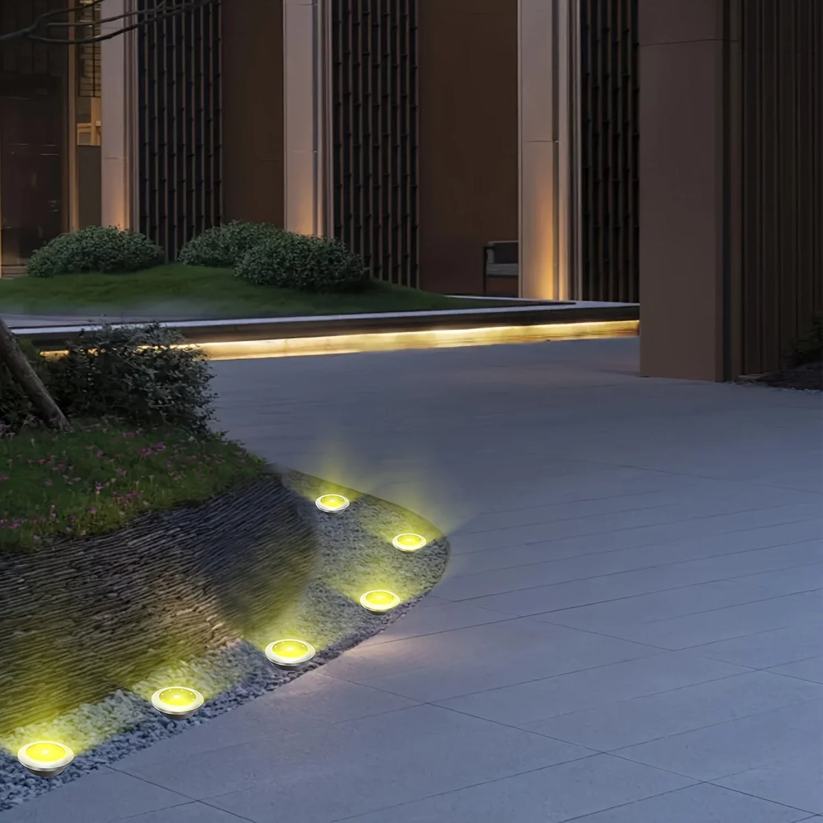 Solar-Powered Ground Light