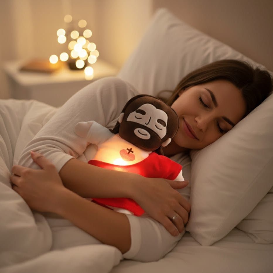 Soothing Jesus Plush Toy for Peaceful Sleep