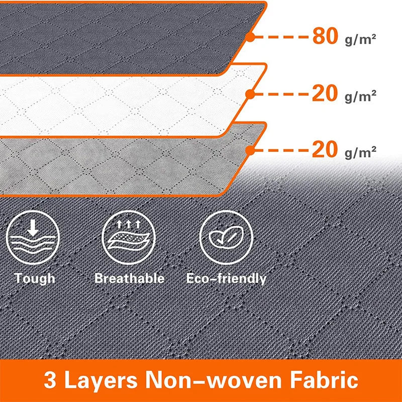 Storage Bag | Large Capacity | Foldable with Window | Non-Woven Fabric & Stainless Steel Zipper