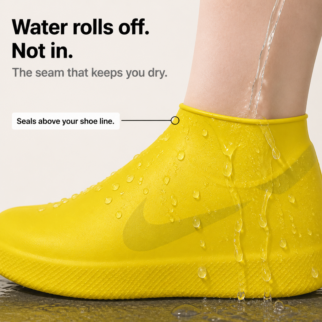 Stretch-Fit Waterproof Shoe Covers