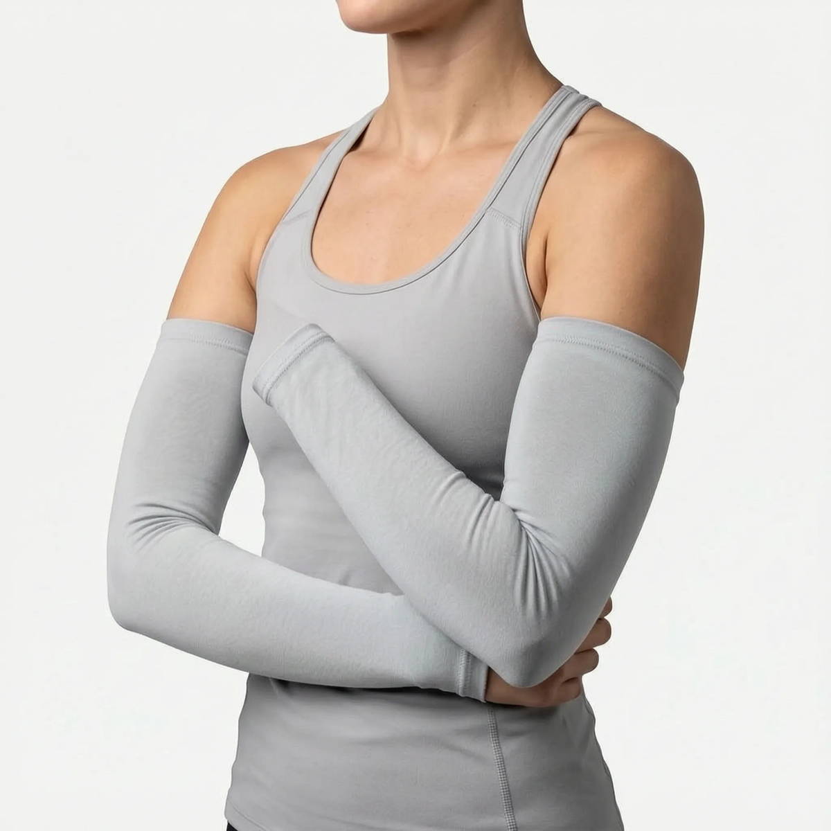 Stretchy Athletic Pull-On Arm Sleeves