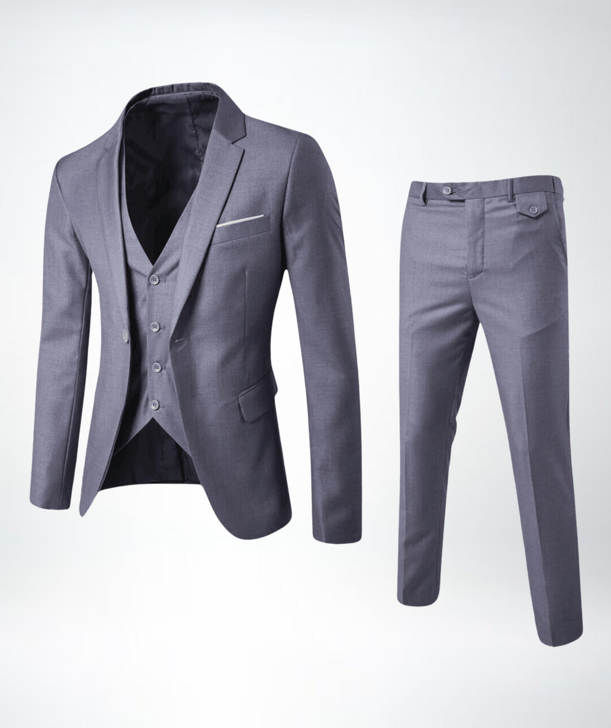 Stylish Men's Three-Piece Suit