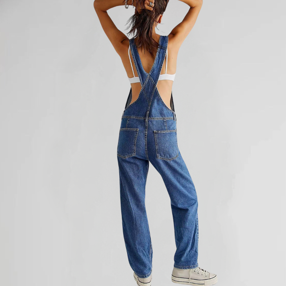 Stylish Women's Denim Overalls - Trendy and Comfortable