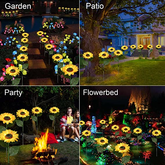 Sunflower Solar Garden Lights