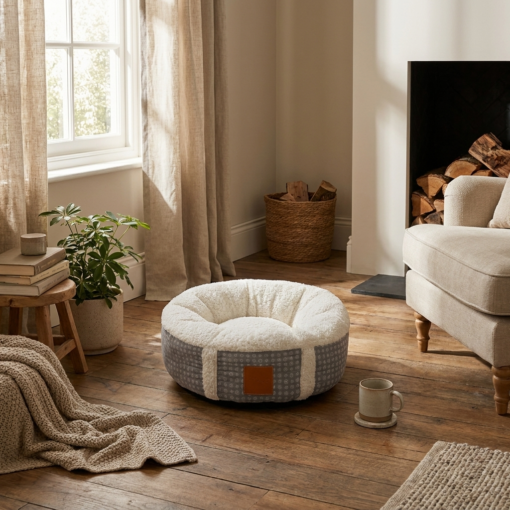 Super-Soft Calming Winter Pet Bed