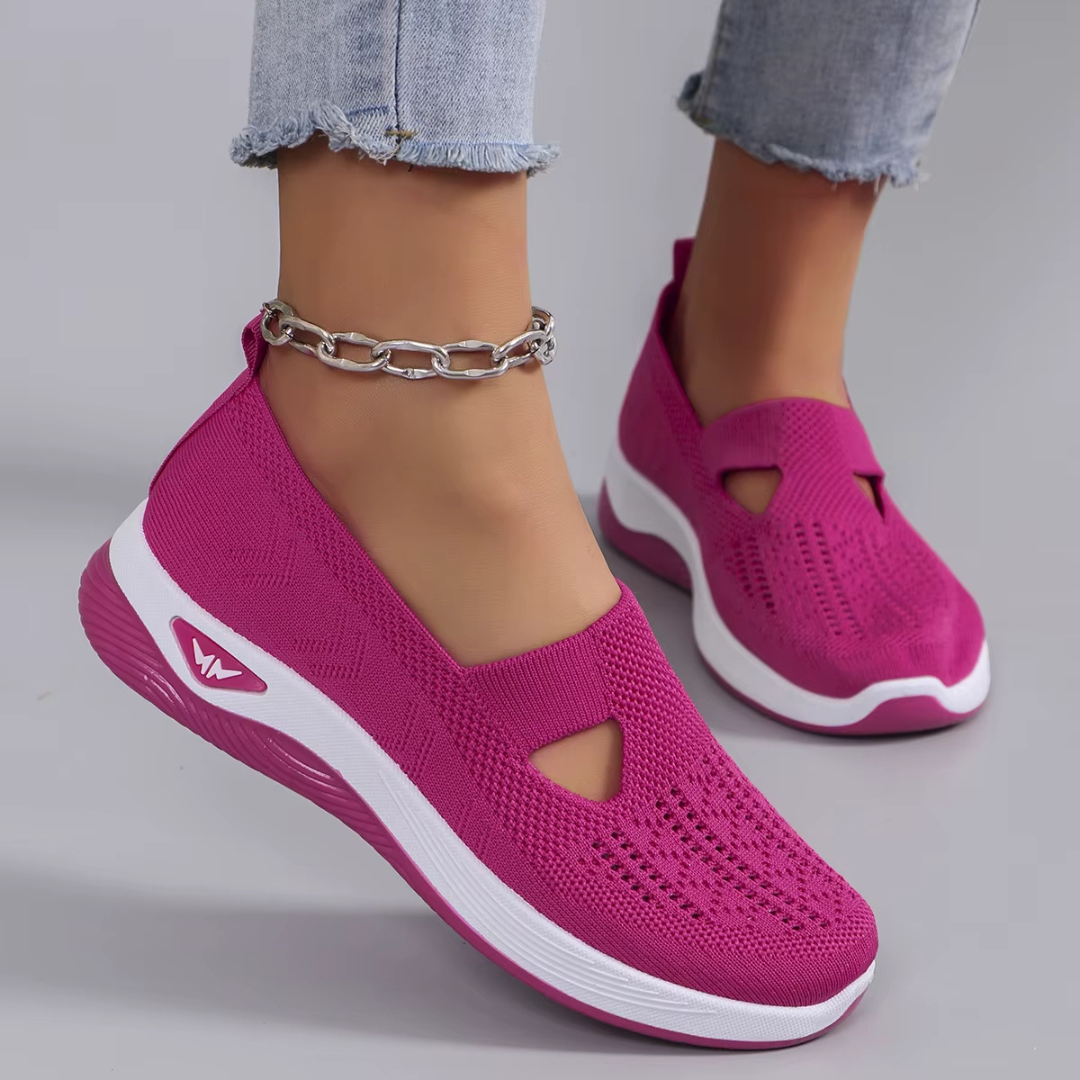Supportive, Flexible, Comfortable and Breathable Women's Textile Shoes