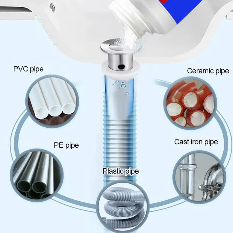 Toilet Unclogging Deodorizer and Powerful Pipe Cleaner