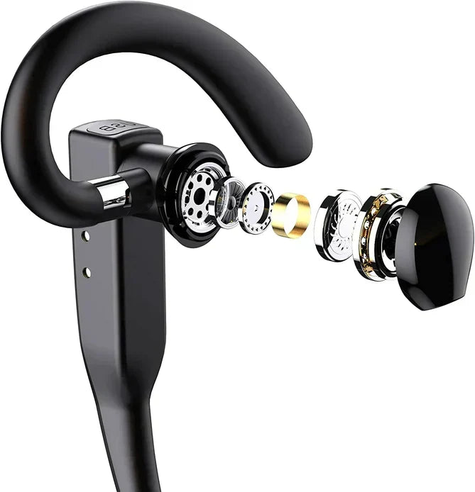 Trucker Dual Mic Wireless Bluetooth 5.1 Noise Cancelling Headset Earpiece