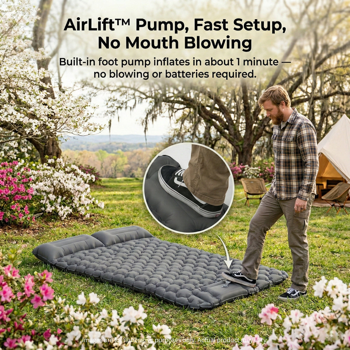 Ultralight Quick-Inflating Camping Mattress