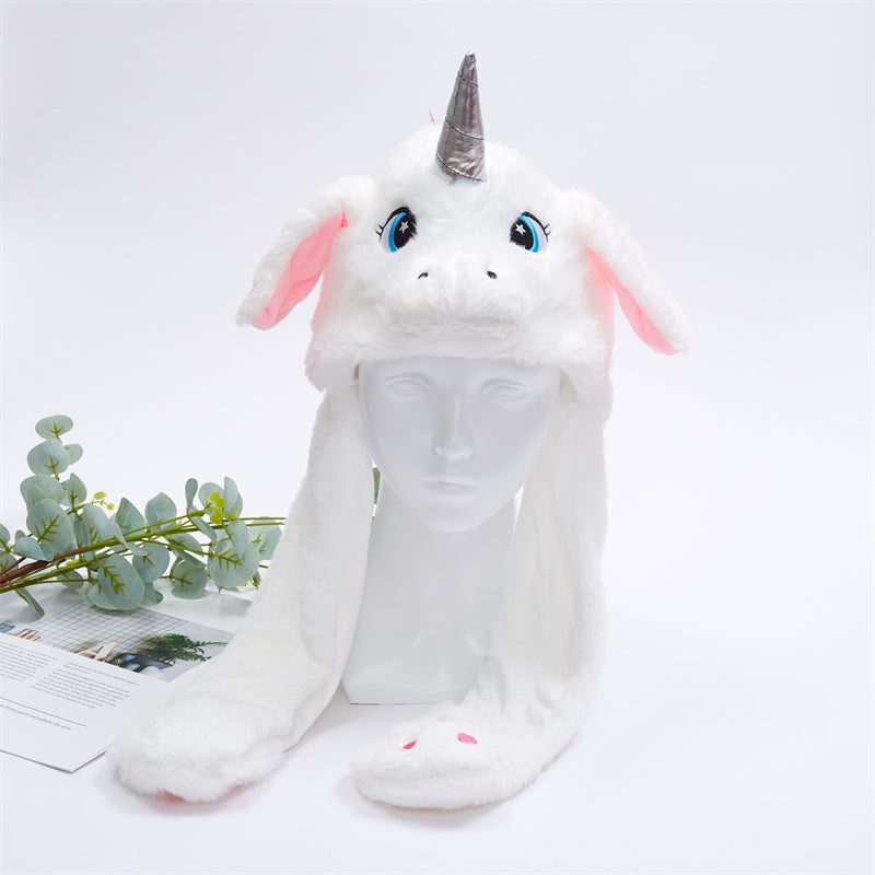 Unisex Hat with Moving Ears for Festive Occasions
