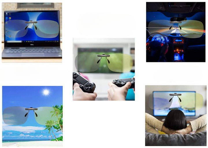 Unisex Polarized Clip-On Sunglasses for Enhanced Vision