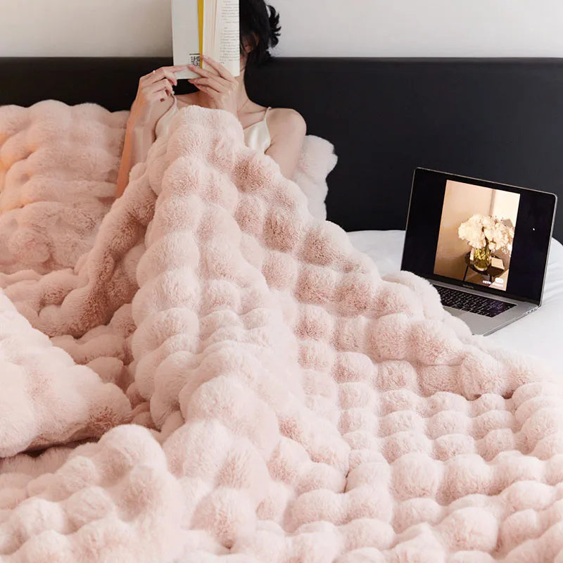 Warm Elegance Sofa Throw Blanket