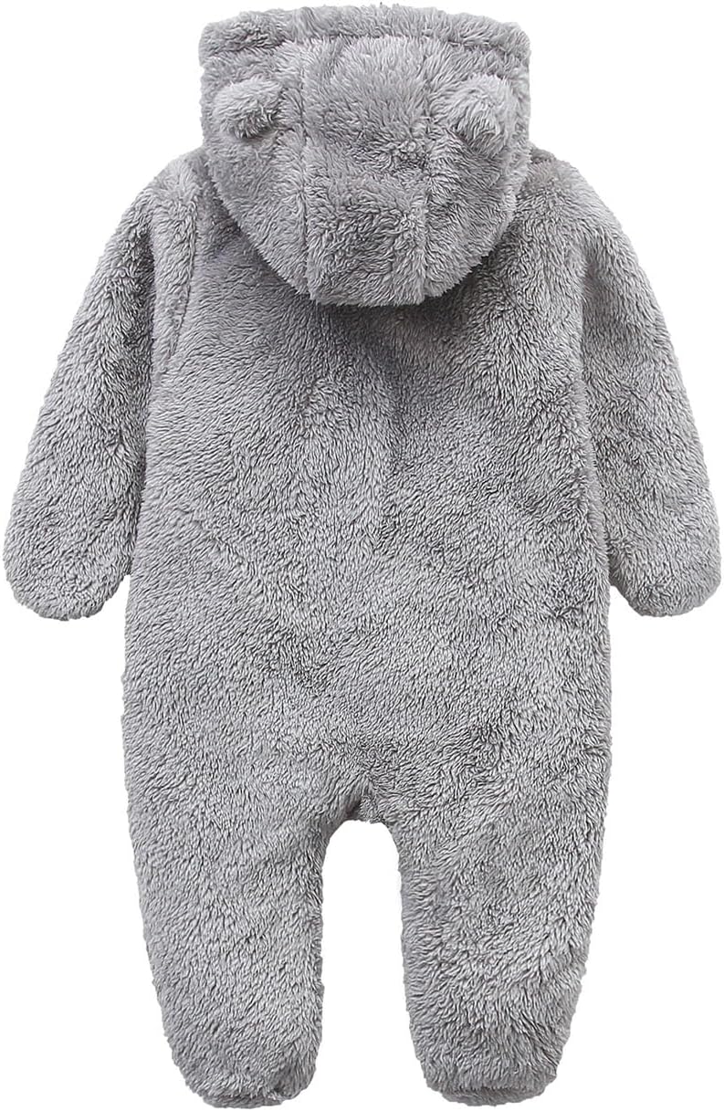 Warm Hooded Baby Romper
