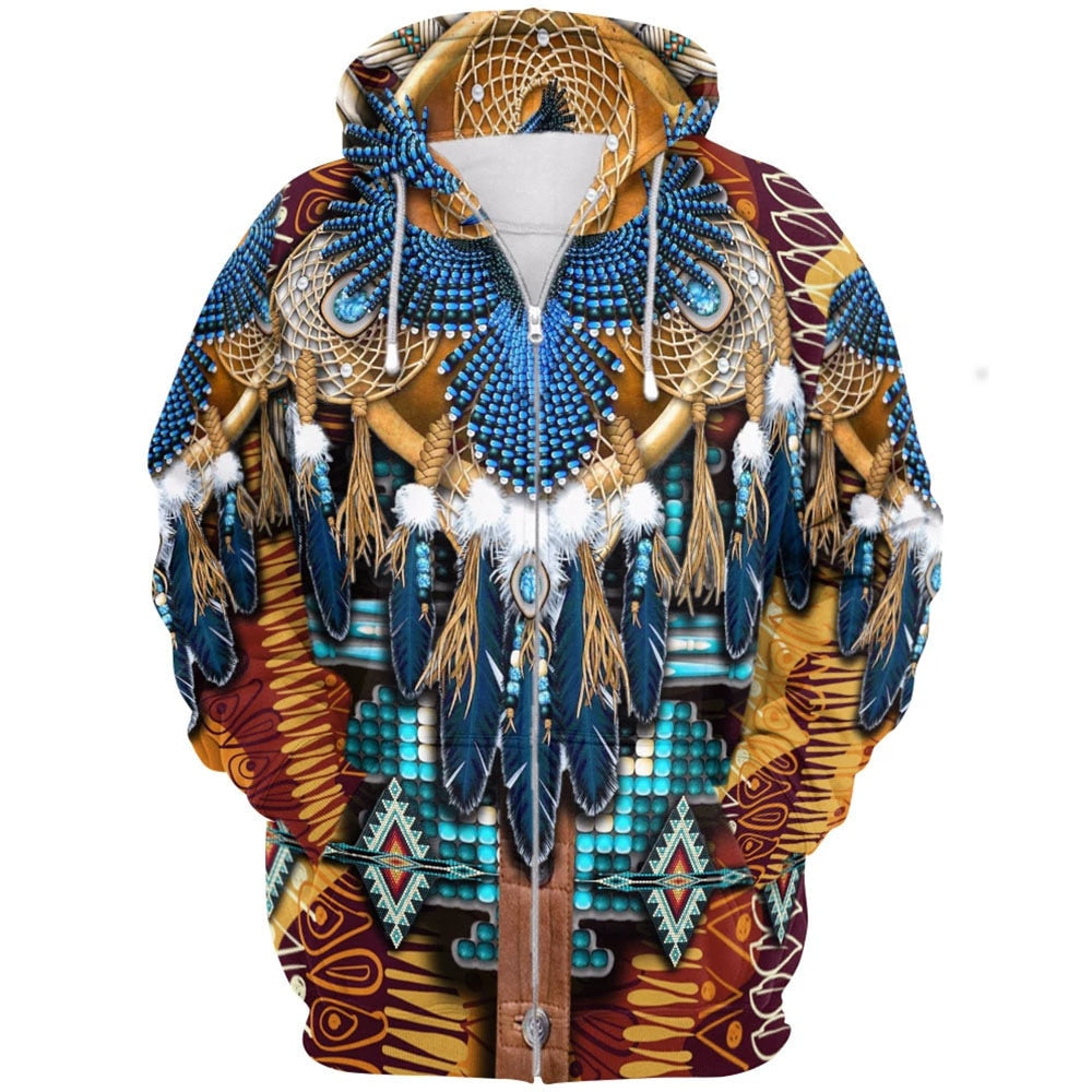 Warm Native American Hoodie