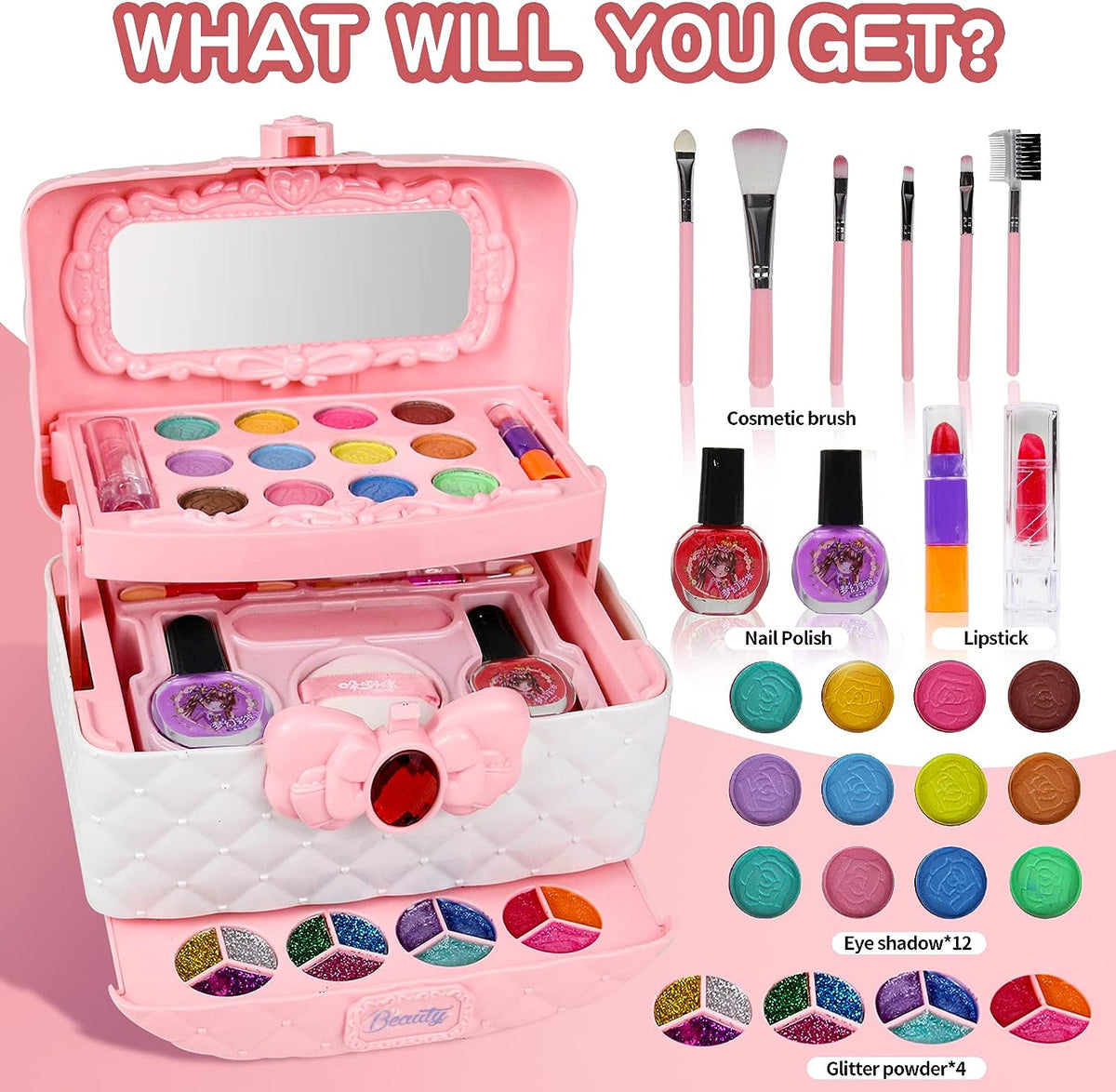 Washable Kids Makeup Set - Safe and Playful