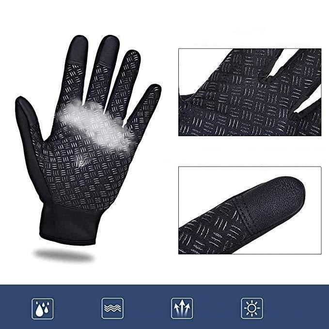 Waterproof Thermal Winter Sports Gloves with Touchscreen Compatibility